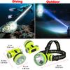 Newest Professional Diving Headlight Rechargeable Underwater Lantern IPX8 Waterproof Super Bright Diver Spearfishing Headlamp