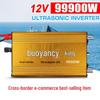 12V High-Power Yellow Back-Mounted Inverter with 99000W Battery Booster