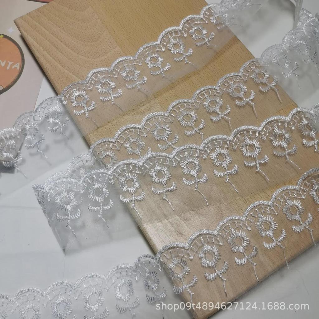 Accesorii creative din dantela pentru femei si copii: Dantela din poliester din fire de sticla pentru imbracaminte si sosete