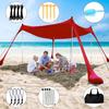 Seaside Portable Camping Canopy Tent Sunshade for Outdoor Beach and Fishing