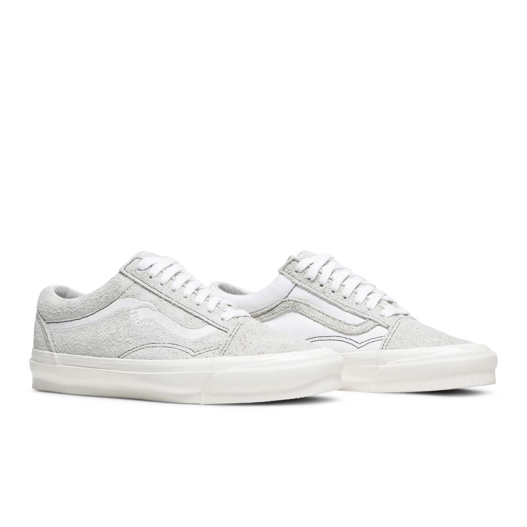 Vans Vault OG Old Skool LX ' ' (Unisex) True White / Marshmallow Skate Shoes VN0A4P3X2HY