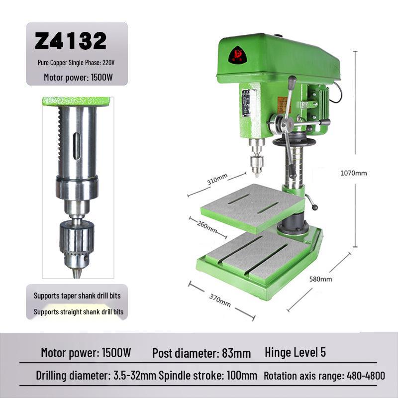 Deke Z516BC 16mm High Power 750W Bench Drill Press & Mill Machine