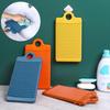 Plastic Washing Board with Wavy Stripe Surface and Anti-slip Design for Small Laundry Items