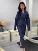 Spring 2025 Women's Casual Tie Cardigan and Skirt Set