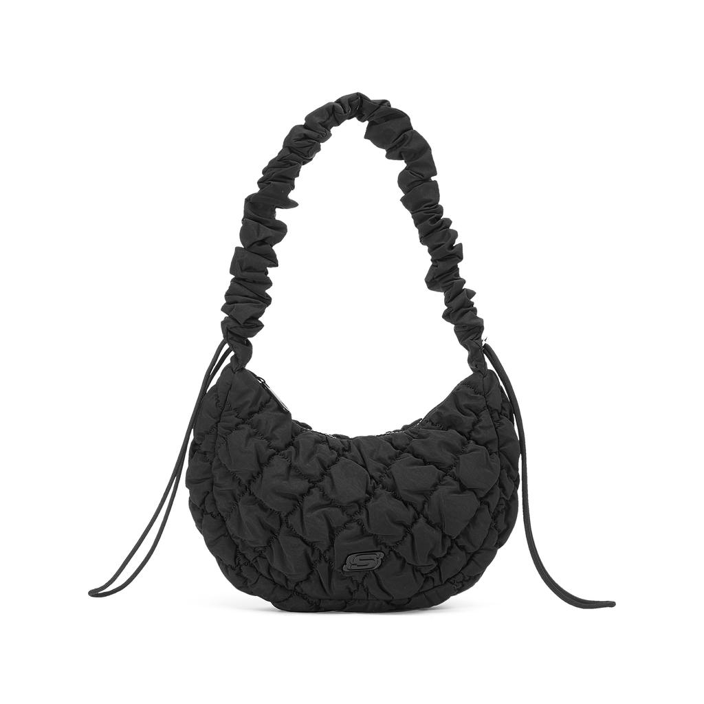 New Skechers Fabric Shoulder Bag, Crossbody Bag Regular Unisex Carbon Black L125U057-0018