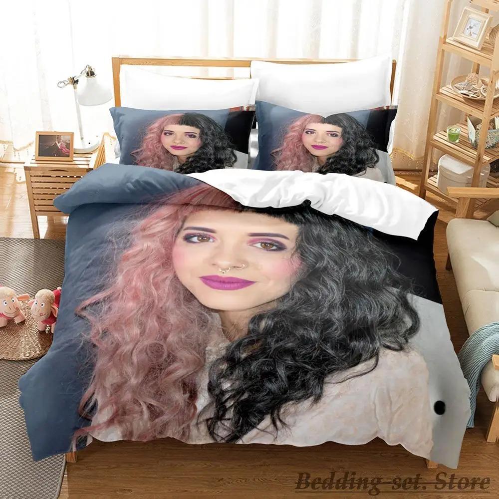 Sexy Singer Melanie Martinez Bedding Collection Single Twin Full Queen King Size Bed Collection Aldult Kid Bedroom Duvetcover Collections