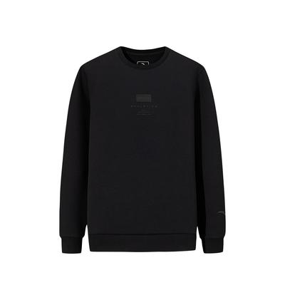 Training Series Pullover Round Neck Spring Sweatshirt Men Sweatshirt Basic-Black 152617704S-4