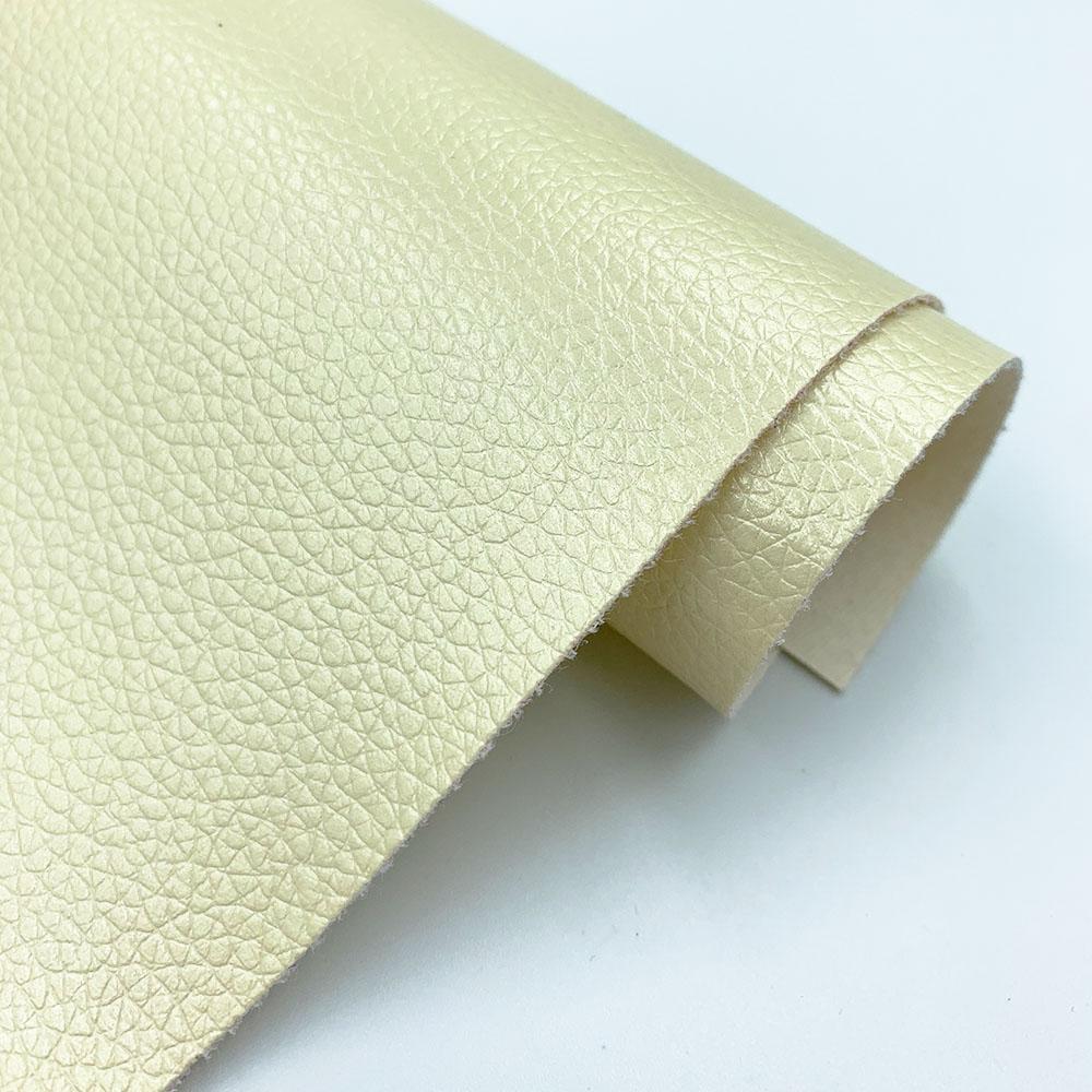Litchi Faux PU Leathere Fabric Sewing Clothing Bow Bag Sofa Car DIY Earring Making Craft Material Waterproof 50*60cm Big Size