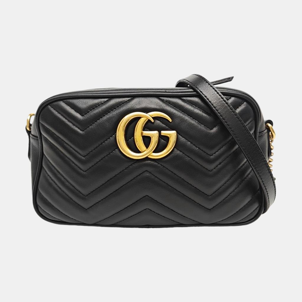 [Usato] Borsa a Spalla Gucci GG Marmont Piccola Matelassé 'Nero' - Ottime Condizioni #L8Z1FJ