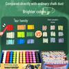 Dust-Free Bright Color Chalk for Kids - Keeps Hands Clean, Ideal for Teachers and Home Use.