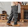 2026 New Men's Sports Casual Pants Loose Multi-Pocket Straight Cargo Pants
