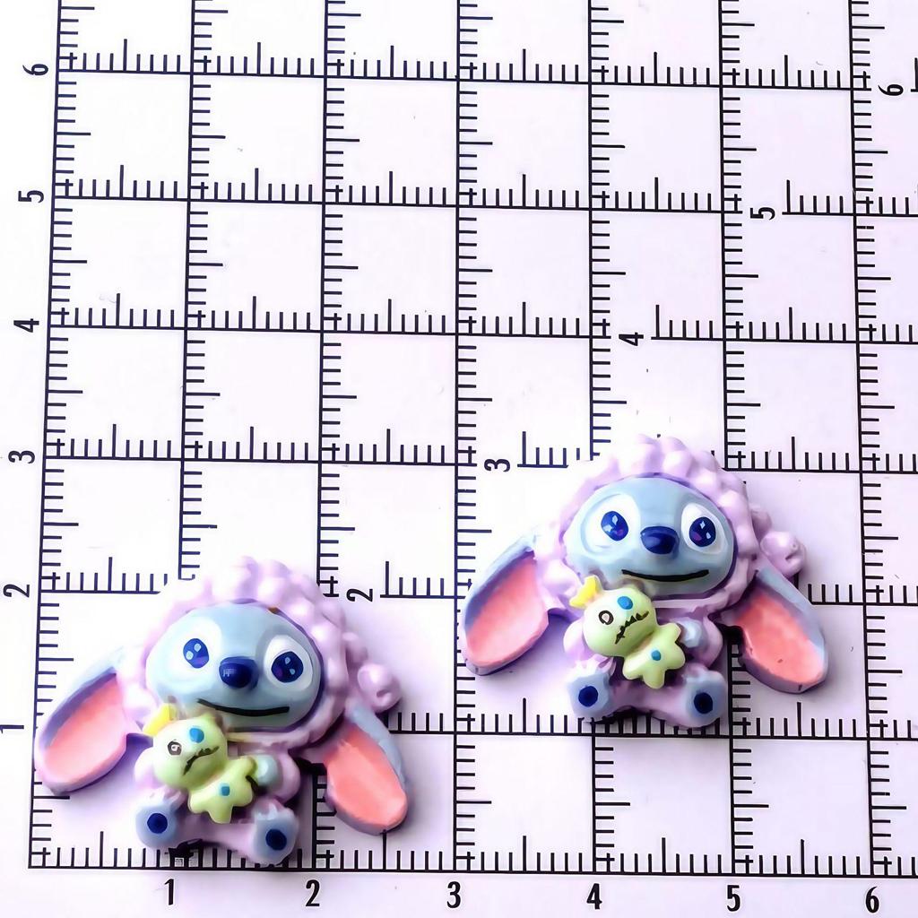 Anime Cartoon Headgear Resin Accessories: Handmade DIY Cream Glue Decorations for Hair Ties and Phone Cases.