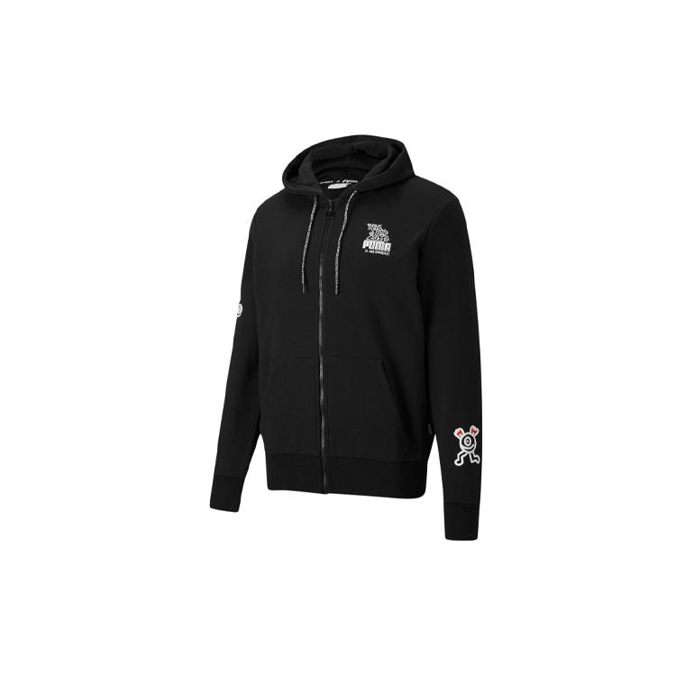 Puma Jackets Men's Black Hooded Moderate Other 598681-01
