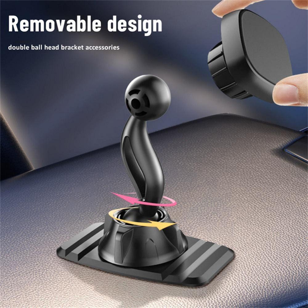 Sticker Base 17mm Ball Head Holder ABS  Auto Dashboard Pad   Various Dashboards