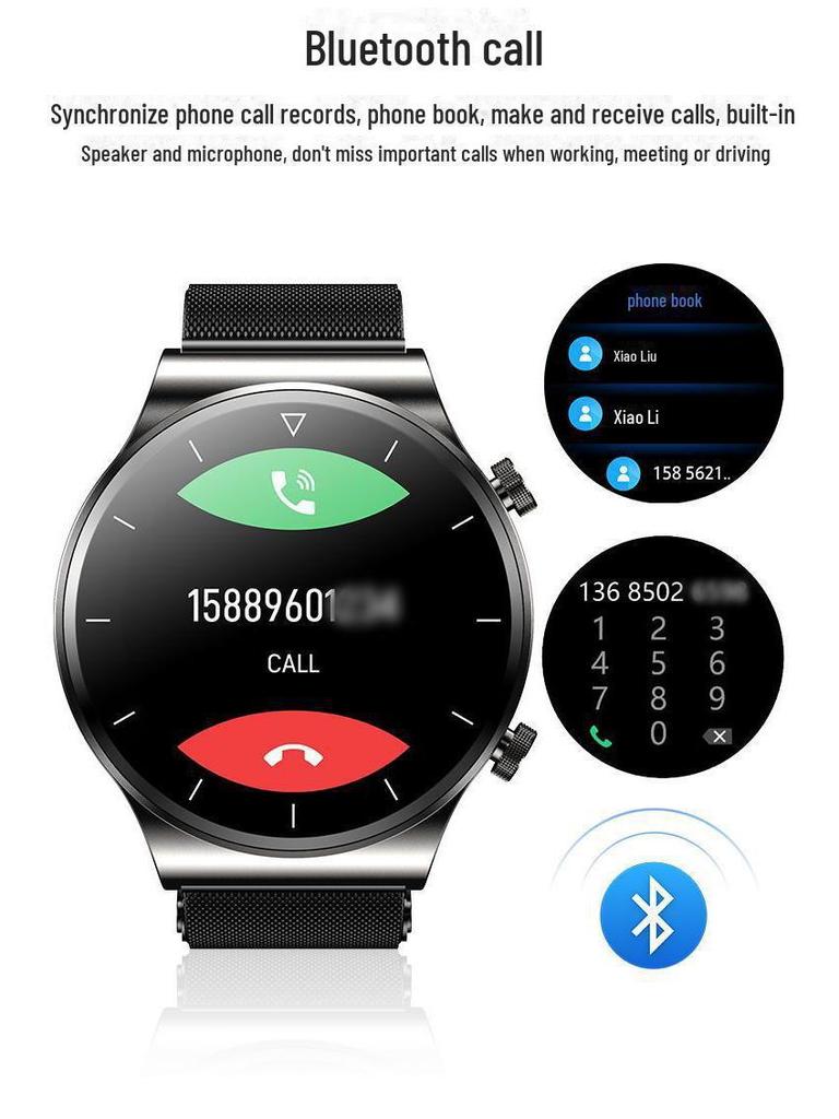 Huaqiangbei GT9 Pro Smartwatch - NFC, Call Function & Sports Tracking