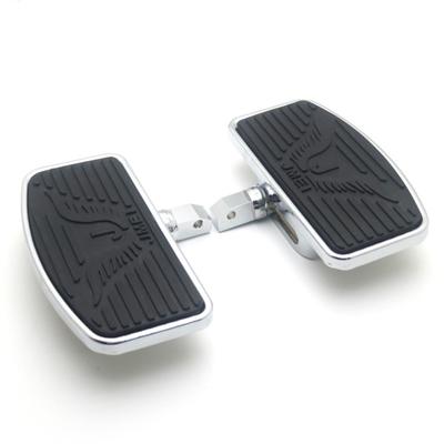 1 par de estribos ajustables para motocicleta, almohadilla reposapiés para Honda, Suzuki Vl400 C50