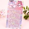5D Embossed My Little Pony Nail Art Stickers - Cute, Odorless, Cartoon Design for Girls