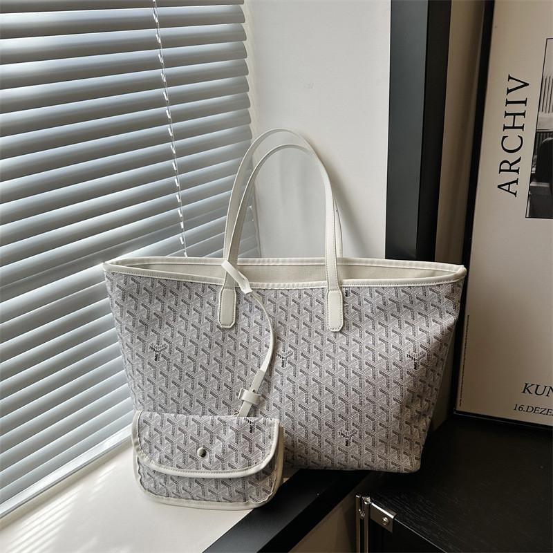 Bella Borsa a Spalla Tote Grande Capacità Blu o Marrone per Donna con Chic Street Style