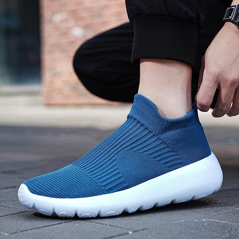 Summer large size foreign trade casual one-pedal couple shoes new Amazon sports lightweight breathable men's shoes trend