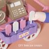Luminous Mini Bread Truck Colorful Children's Food Stand Truck Toy Ice Cream Truck Toy  Doll House