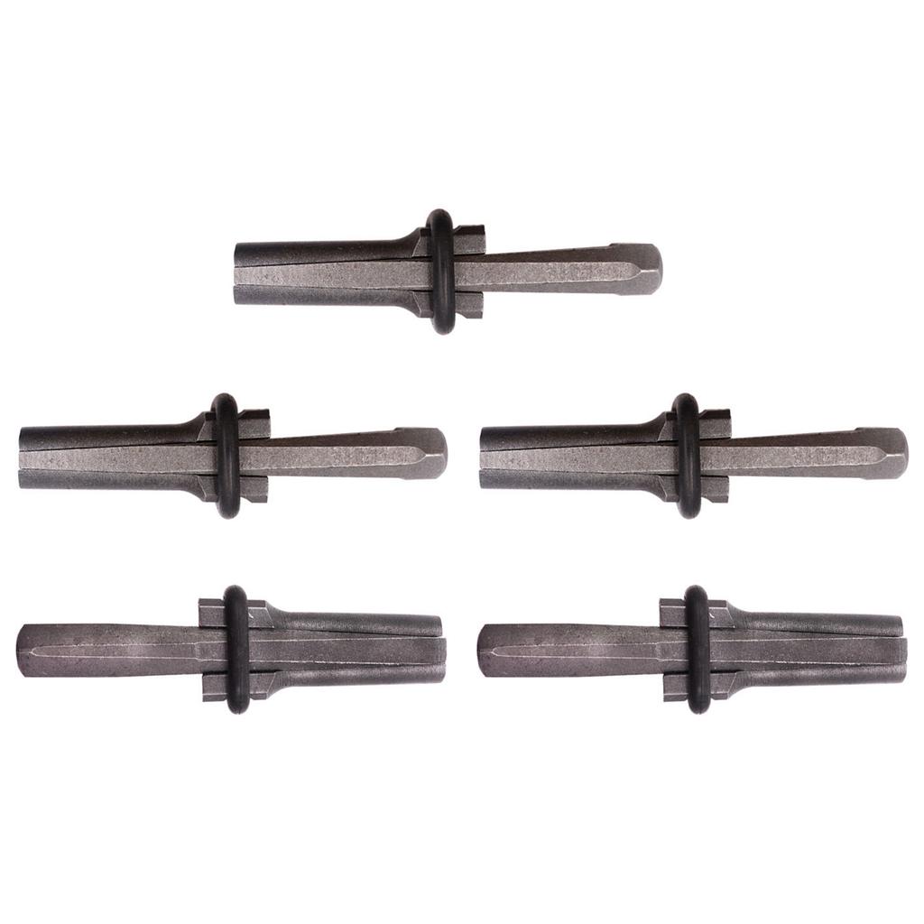5Pcs Wedge and Feather Shims Heavy Duty Stone Splitting Tool for Concrete Rock Stone Splitter Marble Granite Hand Tools