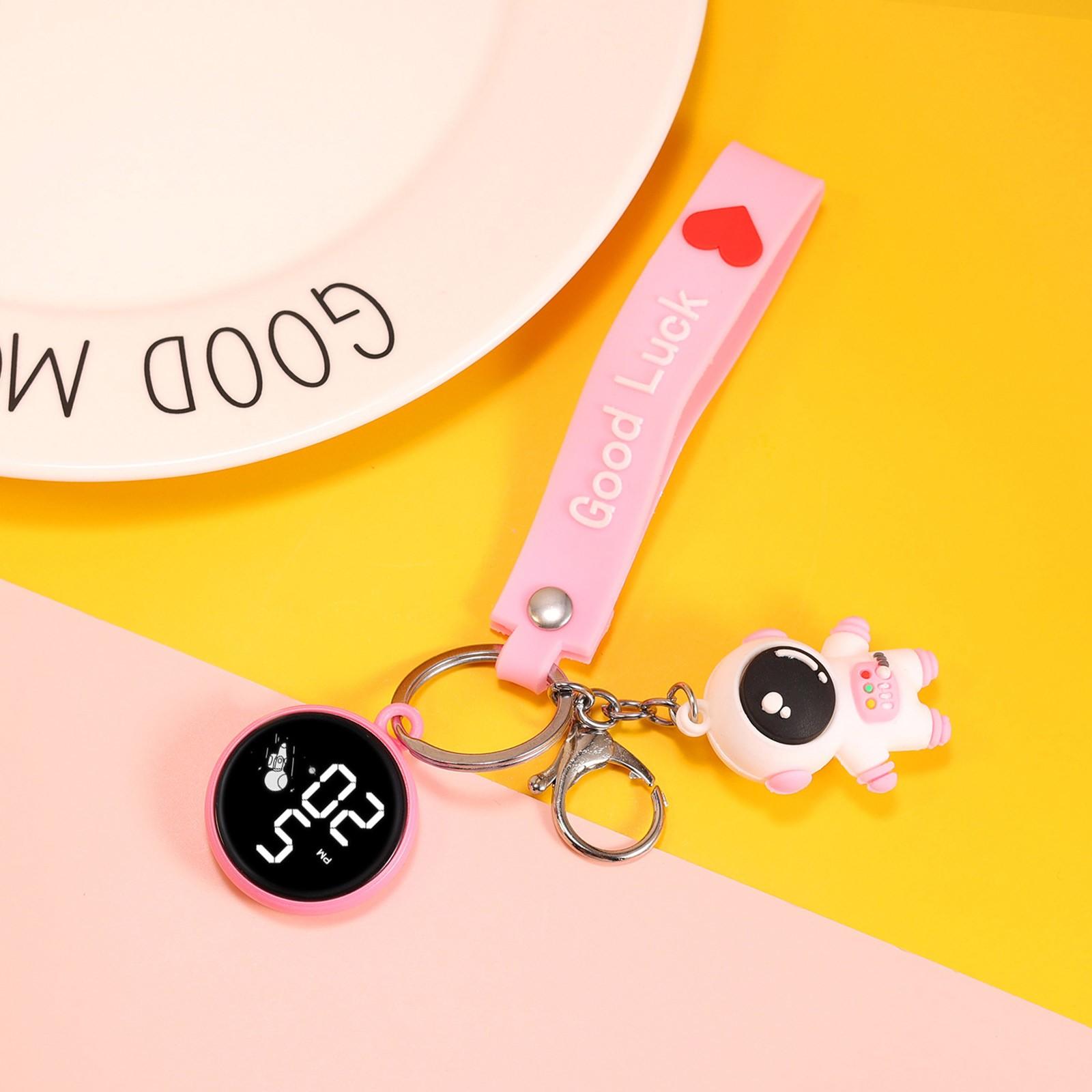 

Подходит для студенческих рюкзаков, часов, детских брелоков, часов, часов с сенсорным экраном, отображения времени One Size