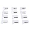 12PC Padded Comforter Clips Compact Multifunctional Metal and Foam Padded Blanket Fasteners