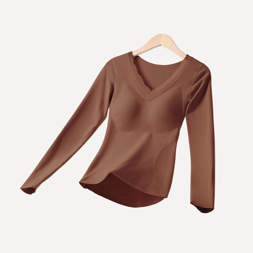 7A Women's Cashmere Thick Fleece-lined Underwear Set for Autumn/Winter 2025