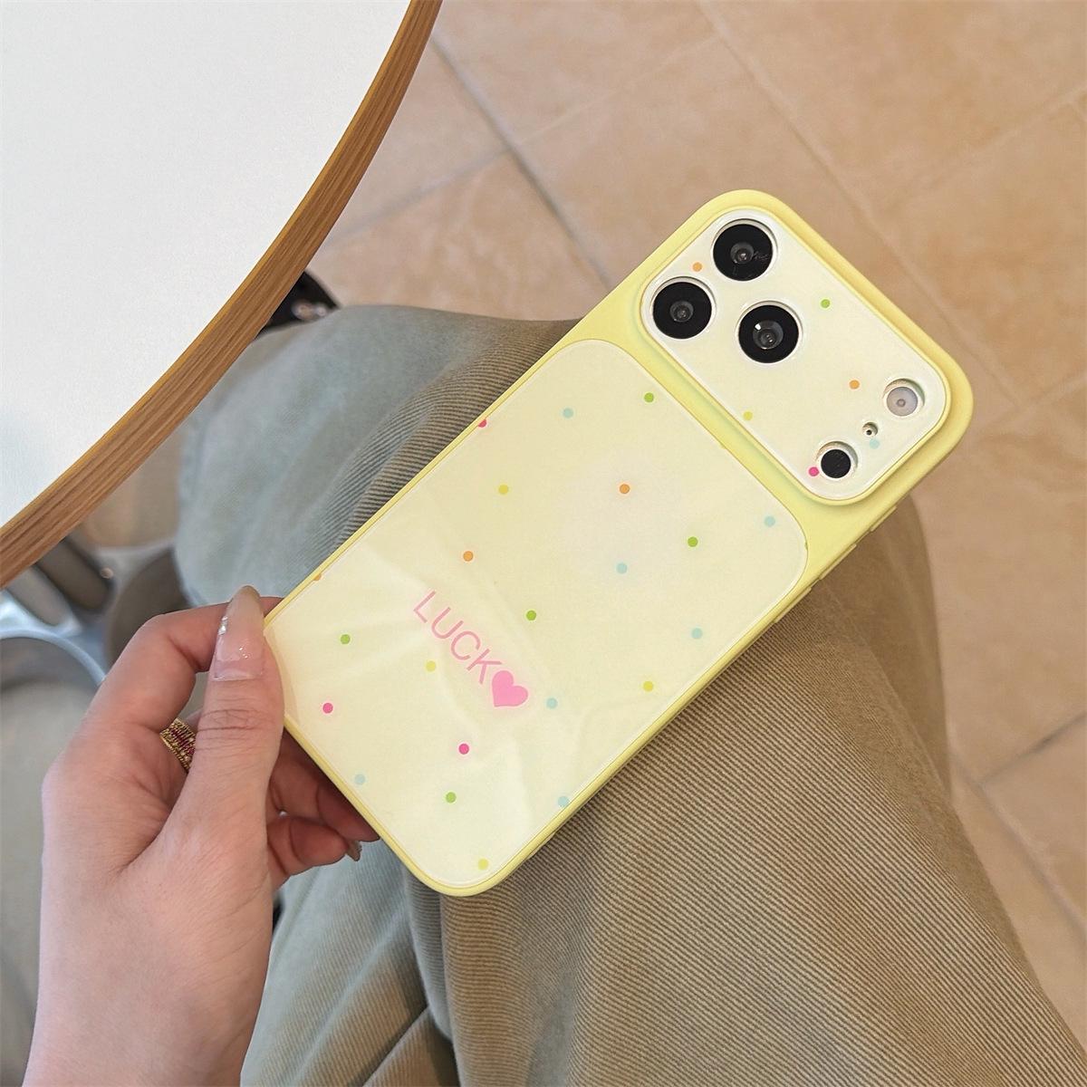 

Polka Dot Heart Phone Case for iPhone 17/16 PROMAX: Drop-Proof, Large Window, Transforms for iPhone 15/14 iPhone 17