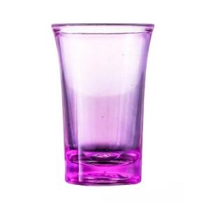 1-4 ks Plastové panáky, 2oz Panáky na whisky ve tvaru kulky, Odolné Party Bar Svatba Nápojové sklo, Opakovaně použitelné Ekologické Koktejl Vodka