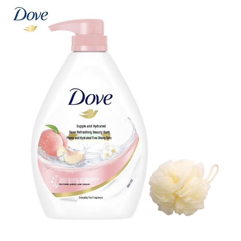 Dove Hydrating & Refreshing Body Wash with Loofah