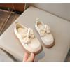 Kids Girls Princess Leather Shoes British Style Soft Sole Casual Low Top Flats