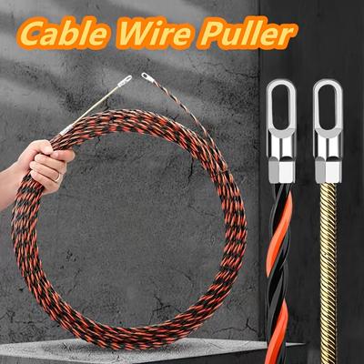 Electrician's Wire Puller Tool,Flexible Material for Easy Cable Insertion and Extraction for Electricians for Electrical Wiring Projects