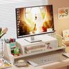 Adjustable Desktop Monitor Riser with Drawer Storage & Laptop Stand