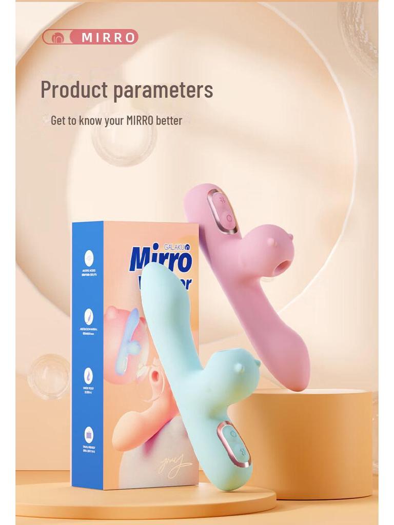 Galaku Milu Sucking Mini Vibrator for Female Massage