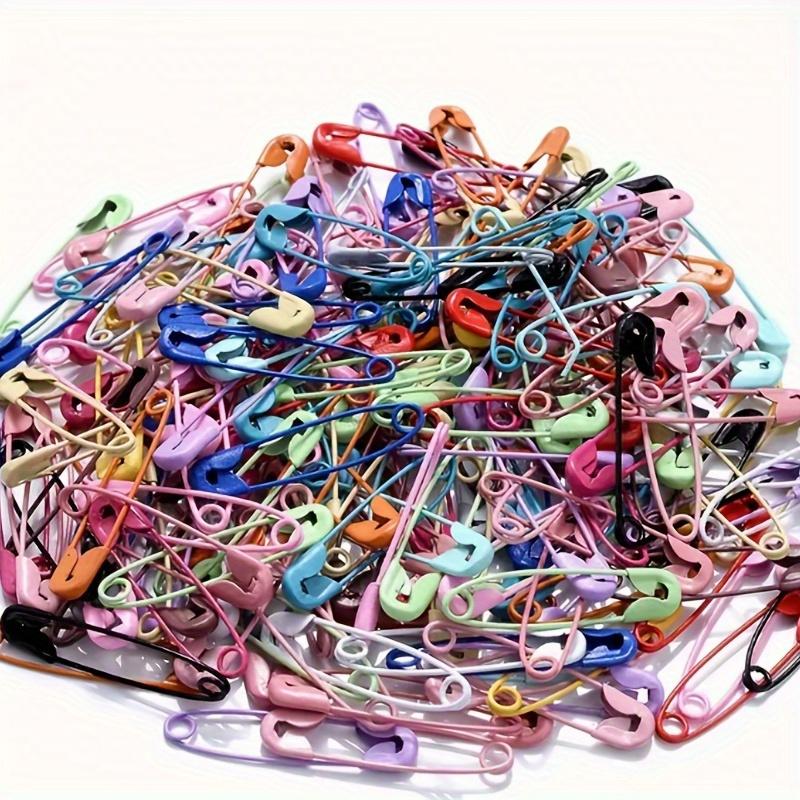 150pcs Vibrant Candy-Colored Safety Pins with Secure Clasp - Small Size for Crafting, Sewing, Apparel & Accessories