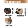 Basswood Animal Figurine  Wolf Decorative Gift for Animal   Birthday Christmas Table Shelf Decoration