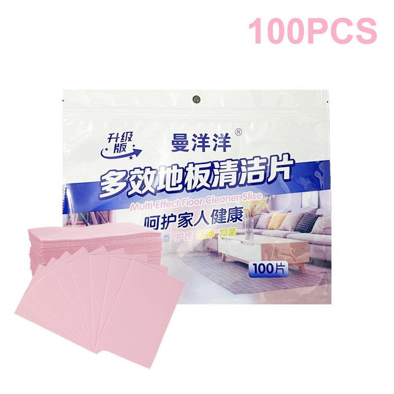 30/100Pcs Floor Cleaner Tablets Water-Soluble Sterilizing Fragrant Bathroom Kitchen Deodorant Dirt Toilet Cleaning Sheet
