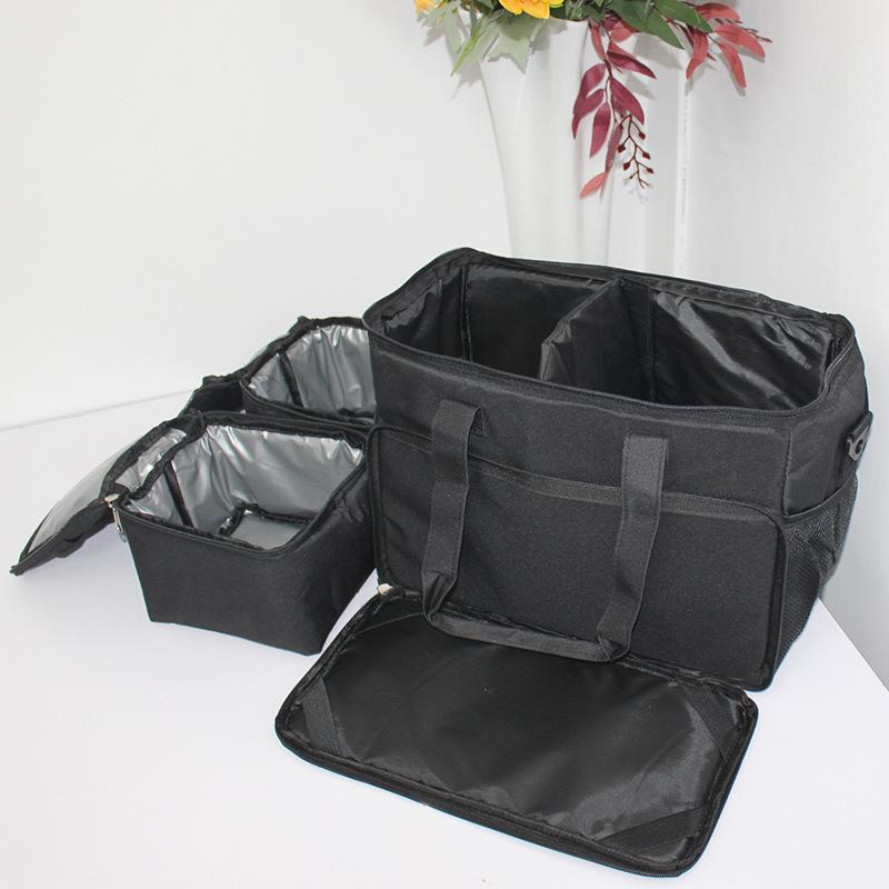 Dog Bag Pet Outing Box Travel Portable Food Storage Bucke, Outdoor Cat and Dog Supplies Storage Bag Snack Bag