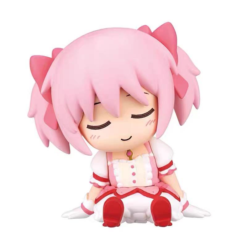 Puella Magi Madoka Magica Gacha Figure Kaname Madoka Tomoe Mami Akemi Homura Incubator Gashapon Model Toys