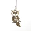 Owl Wind Chimes, Outdoor Indoor Garden Decoration with 4 Bells 3 Owls, Home Wind Catcher Romantic Wind Chimes