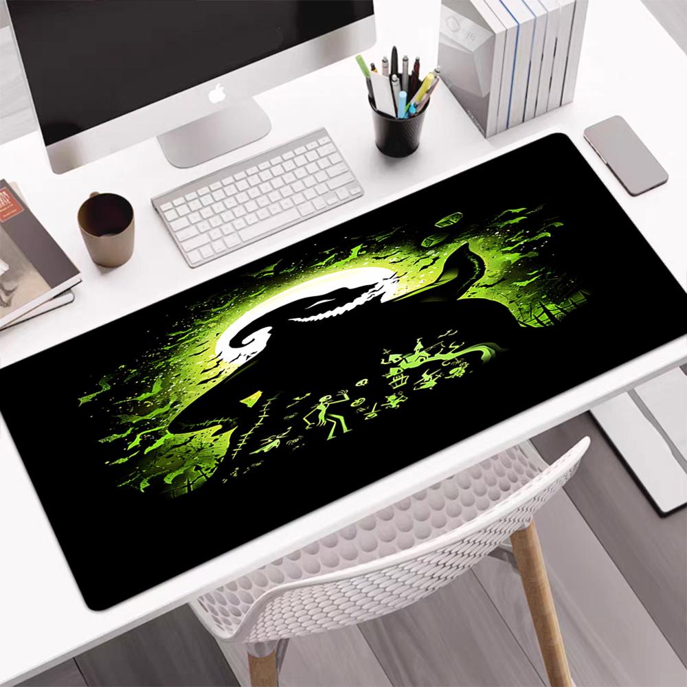 The Nightmare Before Christmas Theme Mouse Pad, Non Slip Rubber Base, Multifunctional Office & Home Decor, Perfect for Workspace Personalization.