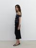Asula Eyelet One Shoulder T (Navy)