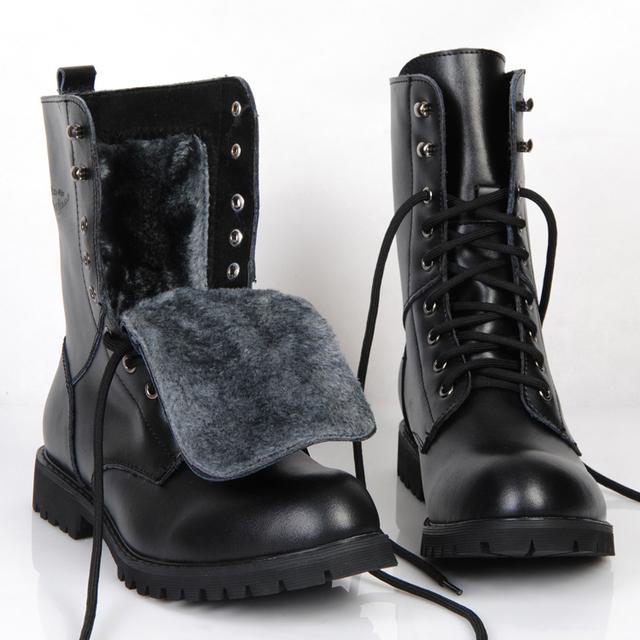 

Модные кожаные ботинки мужские аутентичные ботинки весна и осень натуральная кожа мужская обувь черные мотоциклетные ботинки 8