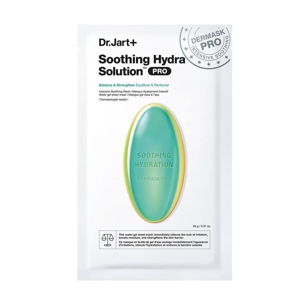 Dermask S Hydra Solution Pro Moisturizing for dry smooth skin even skin and sensitive skin with hyaluronic Korean Dr. Jart+ (1 sheet) / skin, texture,