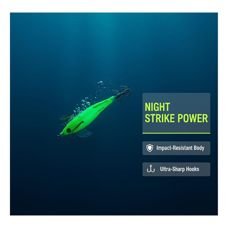Luminous Cuttlefish Lures 1/5/10Pcs Horizontal Plated Squid Jigs for Coastal Saltwater Fishing