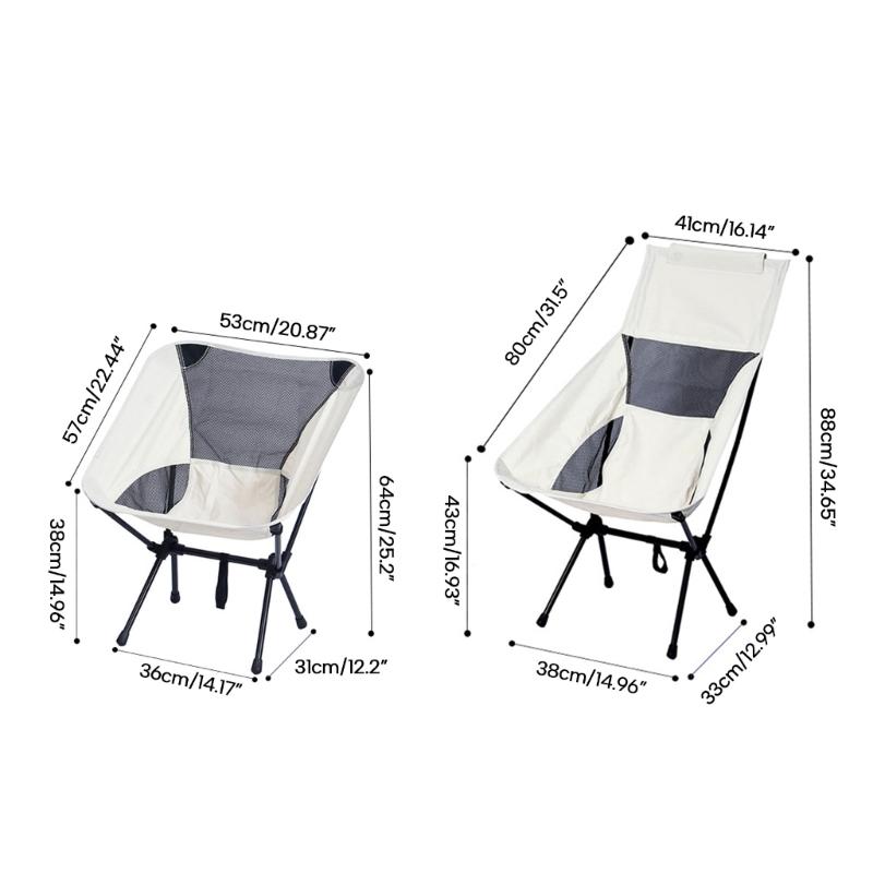 Small Folding Chair Outdoor Lawn Chair Backrest Fishing Chair Portable Compact Outdoor Camping Chair Easy to Carry