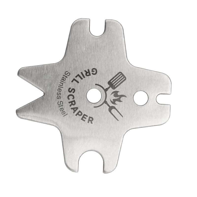 BBQ Grill Cleaning Scraper and Brush