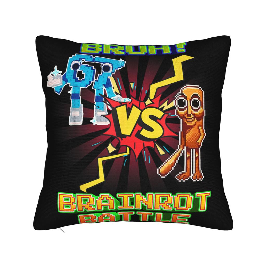 67 Sześć Siedem Zabawna Włoska Brainrot Gamingowa Memowa Poszewka na Poduszkę Miękka Poszewka na Poduszkę Urocza Zabawna Poszewka na Poduszkę do Salonu Kanapy
