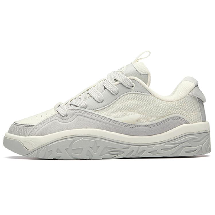 

New Anta Hot Height Increasing Low Top Skateboard Shoes Men s White Gray 912238083-1 44